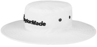 TaylorMade Metal Eyelit Bucket golf hat, white