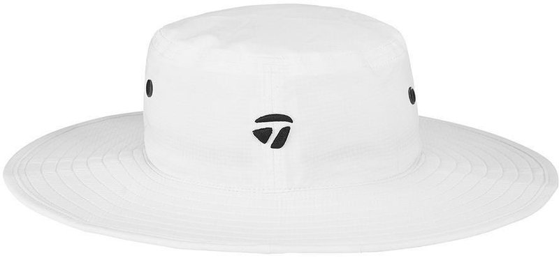 TaylorMade Metal Eyelit Bucket golf hat, white