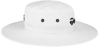 TaylorMade Metal Eyelit Bucket golf hat, white