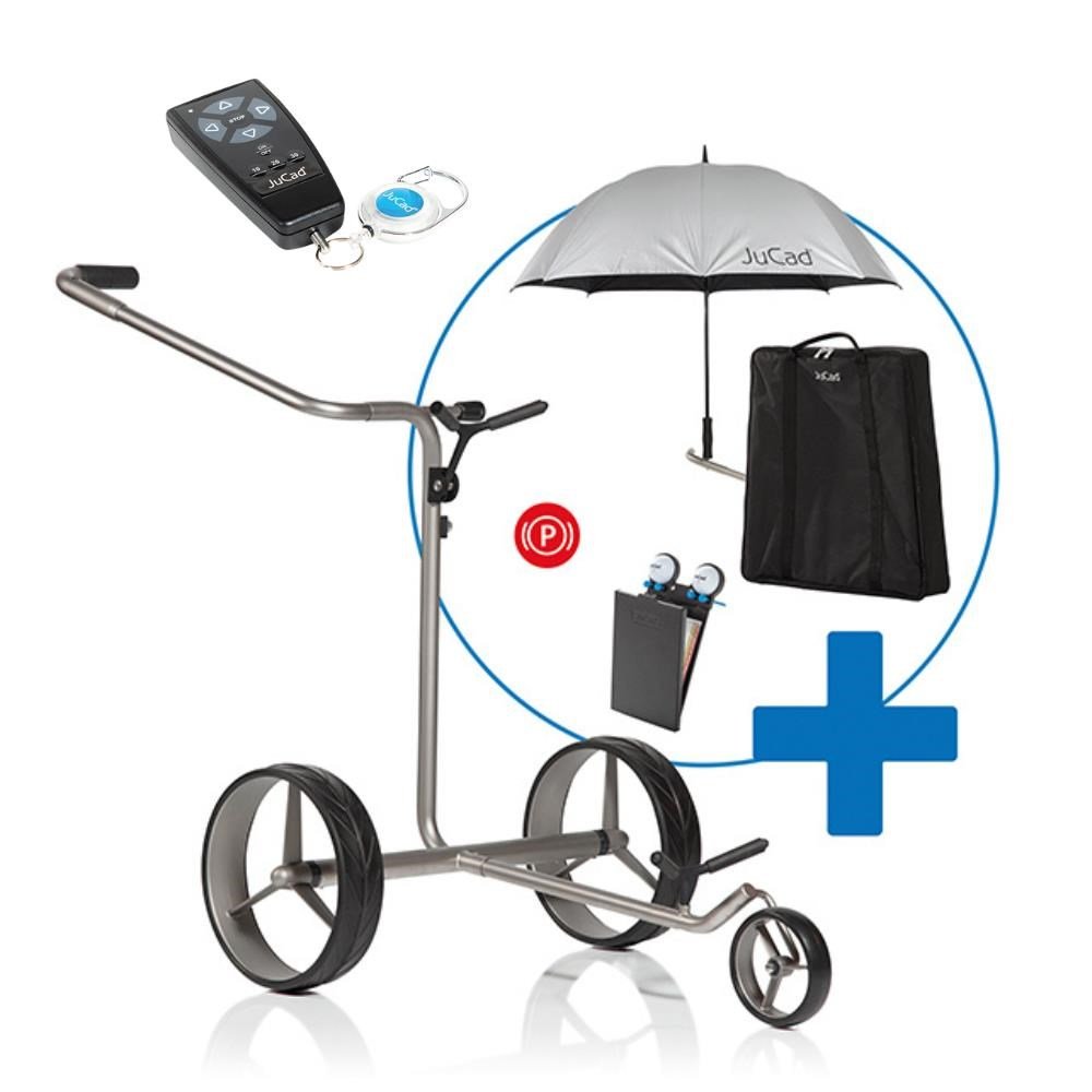 JuCad drive SL Master Titan SET electric trolley, titanium
