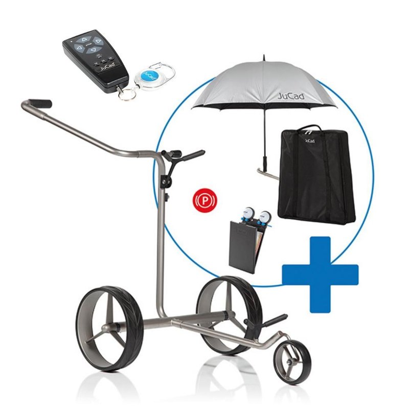 JuCad drive SL Master Titan SET electric trolley, titanium