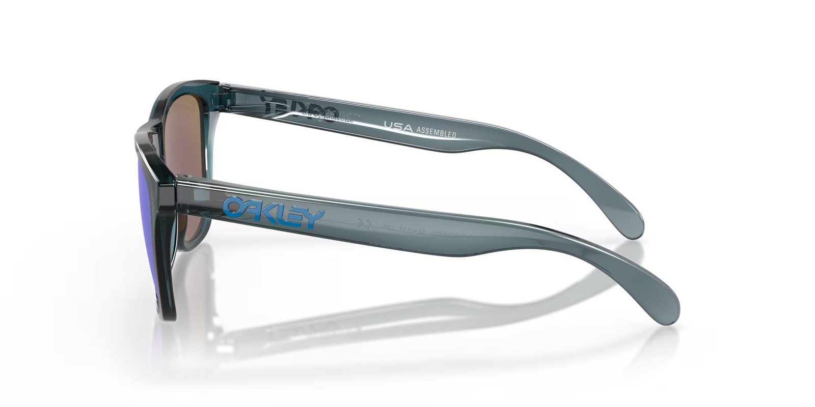 Oakley Frogskins sunglasses, Prizm Sapphire Polarized Lenses/Crystal Black frame