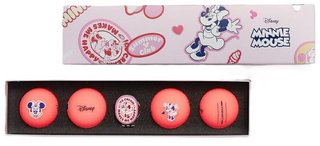 Volvik VIVID Lite DISNEY MINNIE golf balls, pink