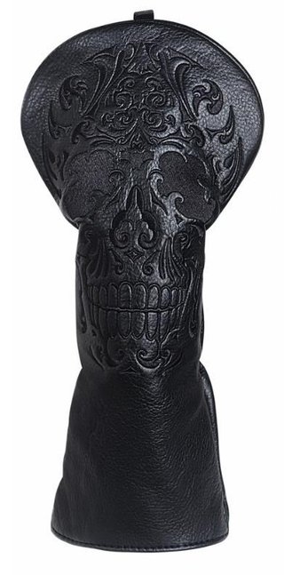 Black Skull Driver Headcover