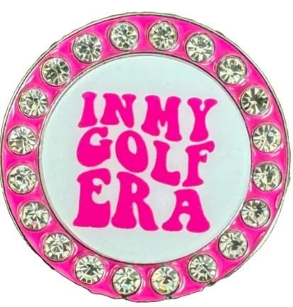 Best of Golf America Best of Golf America crystal ball marker - Golf Era pink ball marker, multicolor