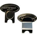 Best of Golf America Hat Clip Ball Marker, black