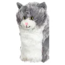 Daphne's Headcovers Grey And White Cat Driver Headcover