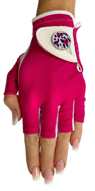 Best of Golf America Half Finger women's glove, pink