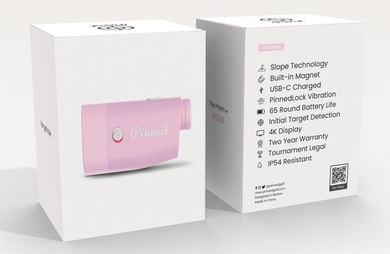 Pinned Prism+ laser rangefinder, pink