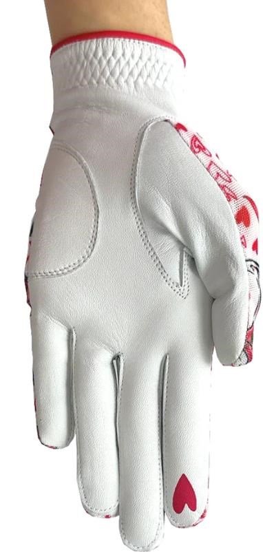 Best of Golf America XOXO women's glove, pink/white