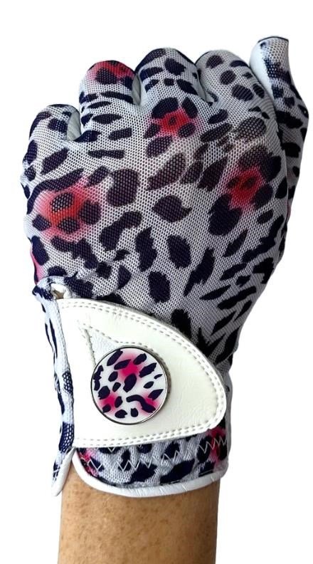 Best of Golf America Ladybird ladies glove, pink/white