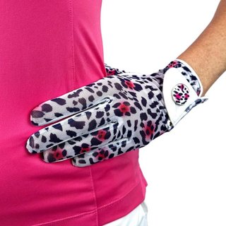 Best of Golf America Ladybird ladies glove, pink/white