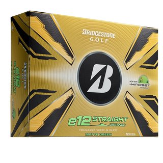 Bridgestone e12 Straight MindSet golf balls 2025, matte green