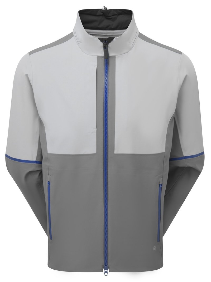 FootJoy DRYJOYS SELECT LX men's rain jacket, smoke/sleet