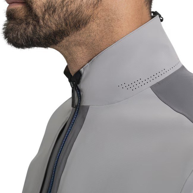 FootJoy DRYJOYS SELECT LX men's rain jacket, smoke/sleet