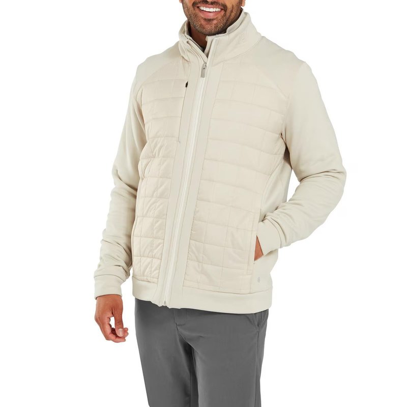 FootJoy ThermoSeries Lightweight Insulated men's jacket, stone
