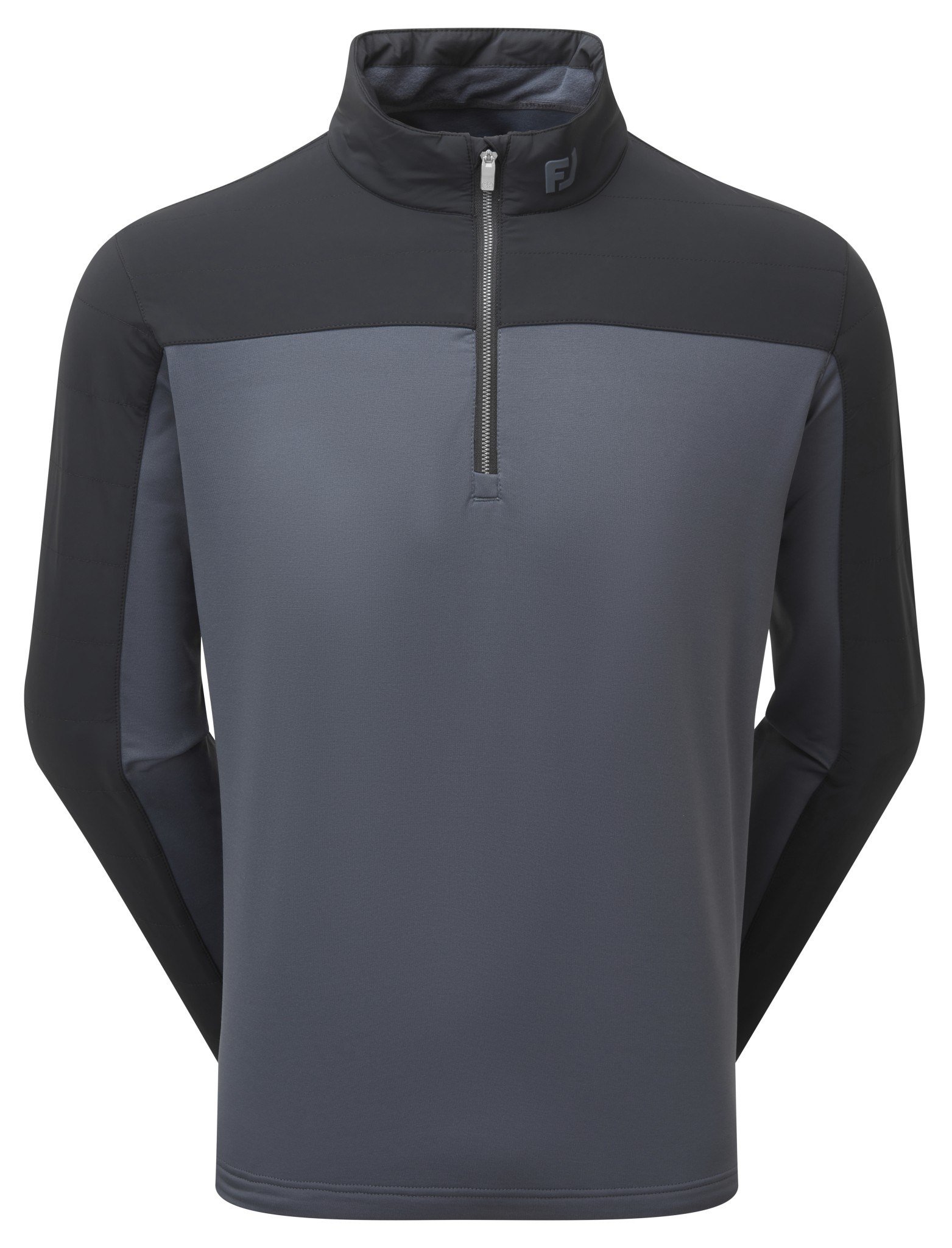 FootJoy ThermoSeries Hybrid Midlayer men's sweatshirt, black/charcoal
