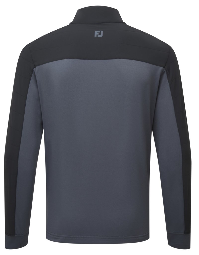 FootJoy ThermoSeries Hybrid Midlayer men's sweatshirt, black/charcoal