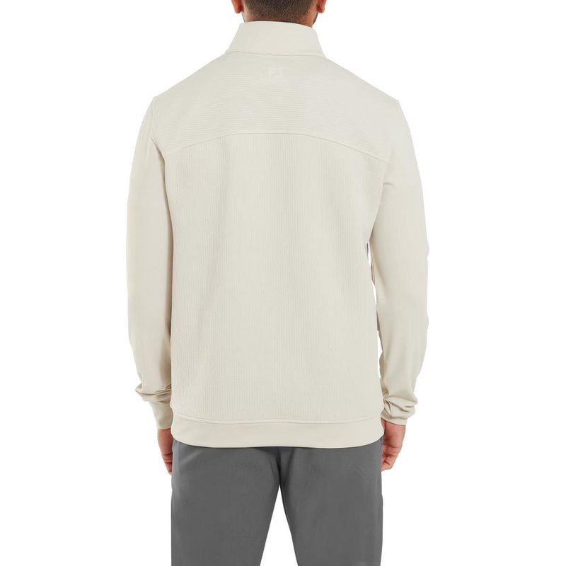FootJoy ThermoSeries Ottoman Midlayer men's sweater, stone