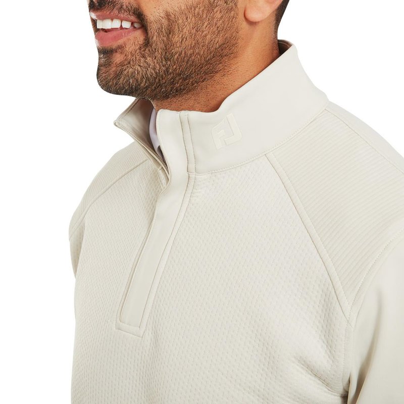 FootJoy ThermoSeries Ottoman Midlayer men's sweater, stone