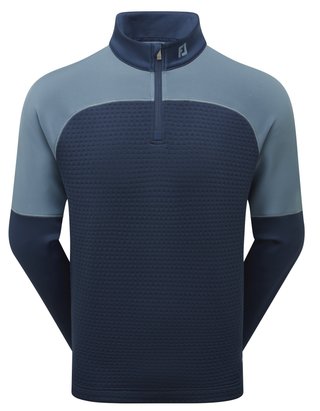 FootJoy ThermoSeries Jacquard Midlayer men's sweatshirt, navy slate