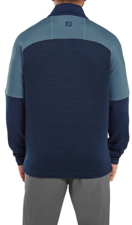 FootJoy ThermoSeries Jacquard Midlayer men's sweatshirt, navy slate