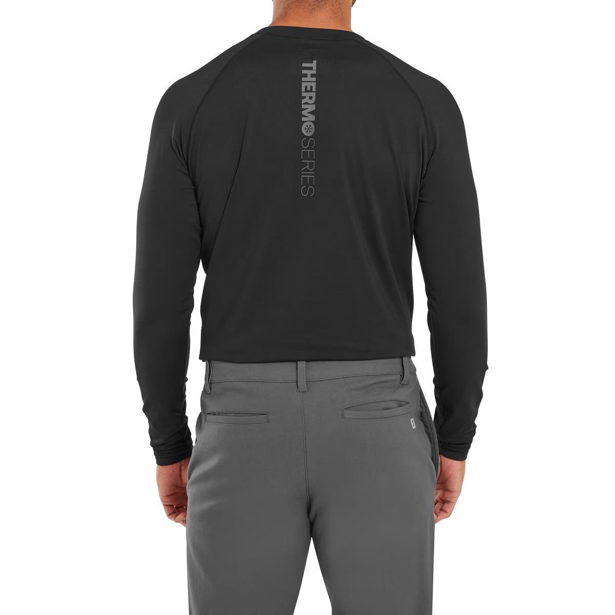 FootJoy ThermoSeries Fleece Baselayer men's top, black