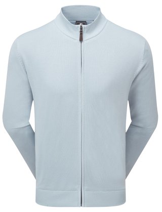 FootJoy Drirelease Full-Zip Lined men's sweater, skyway