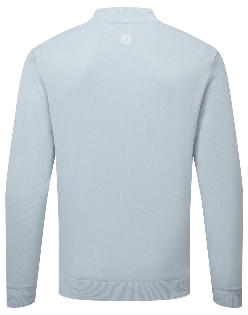 FootJoy Drirelease Full-Zip Lined men's sweater, skyway
