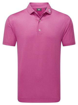 FootJoy Abacus Print men's polo, magenta