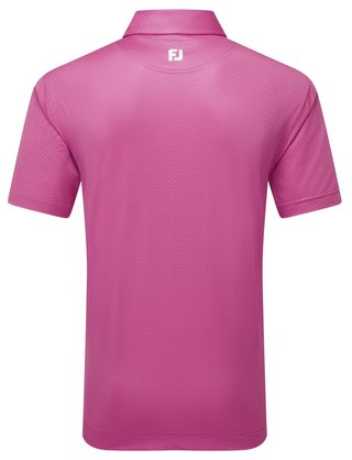 FootJoy Abacus Print men's polo, magenta