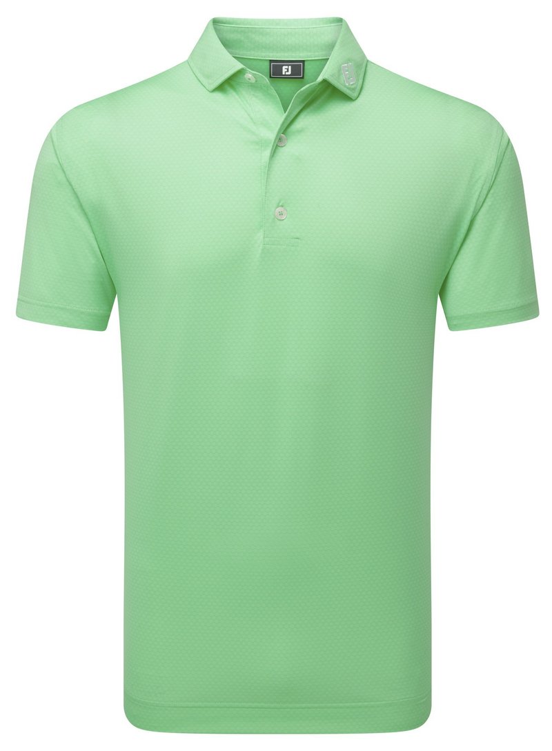 FootJoy Abacus Print men's polo, green