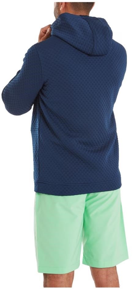 FootJoy Textured Knit Hoodie men's sweatshirt, navy