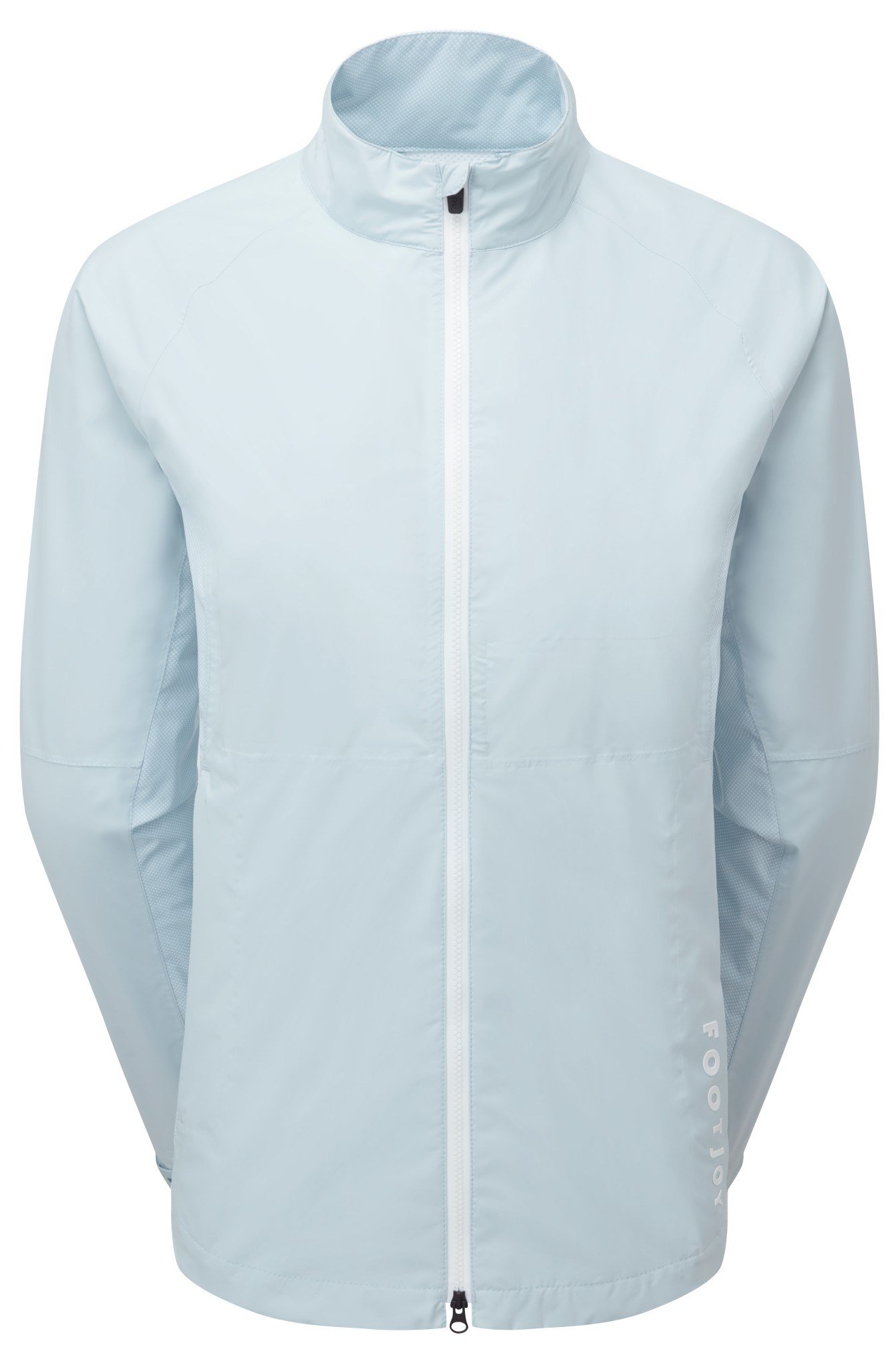 FootJoy HydroLite X women's jacket, skyway/white dot