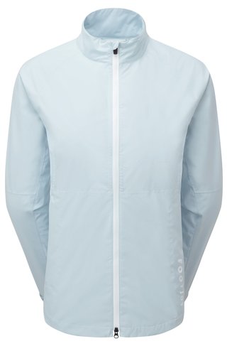 FootJoy HydroLite X women's jacket, skyway/white dot
