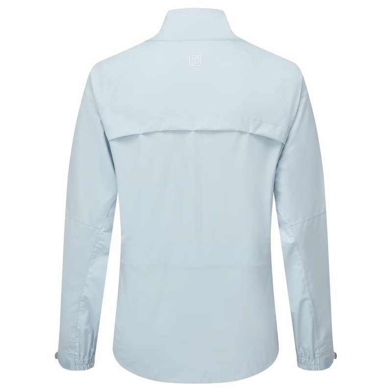 FootJoy HydroLite X women's jacket, skyway/white dot