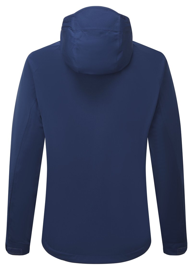 FootJoy HydroKnit women's rain jacket, navy/white/skyway