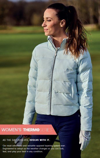 FootJoy ThermoSeries Insulated ladies jacket, ice blue
