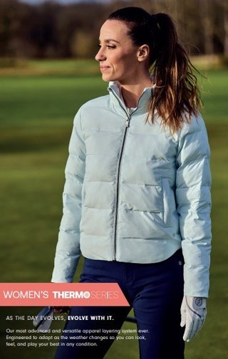 FootJoy ThermoSeries Insulated ladies jacket, ice blue