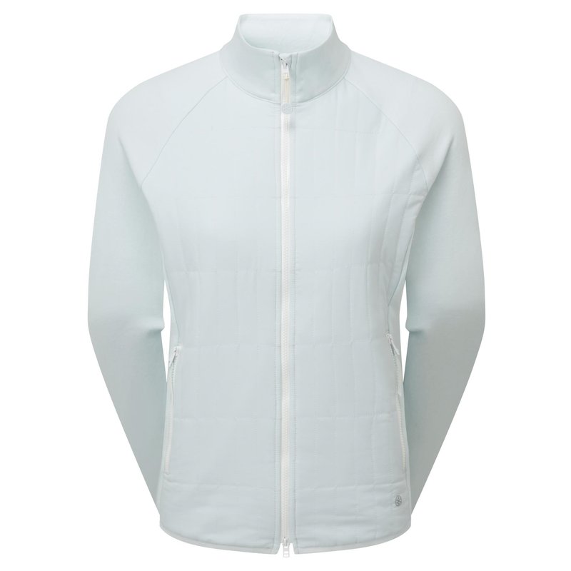 FootJoy ThermoSeries Hybrid women's jacket, ice blue