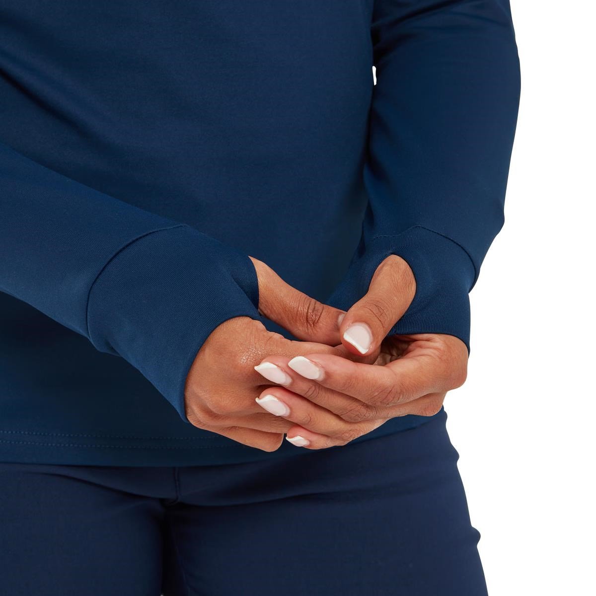 FootJoy ThermoSeries Hybrid Popover ladies sweatshirt, navy