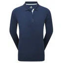 FootJoy ThermoSeries Long Sleeves women's polo, navy