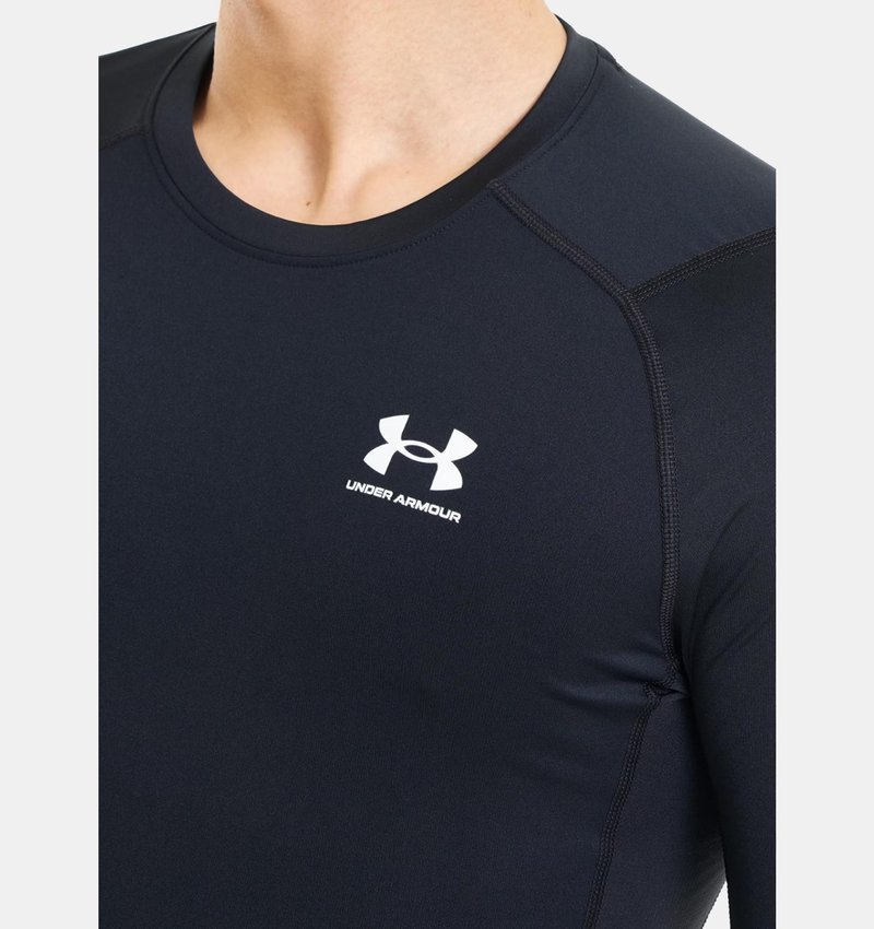 Under Armour HeatGear men's compression top, black/white