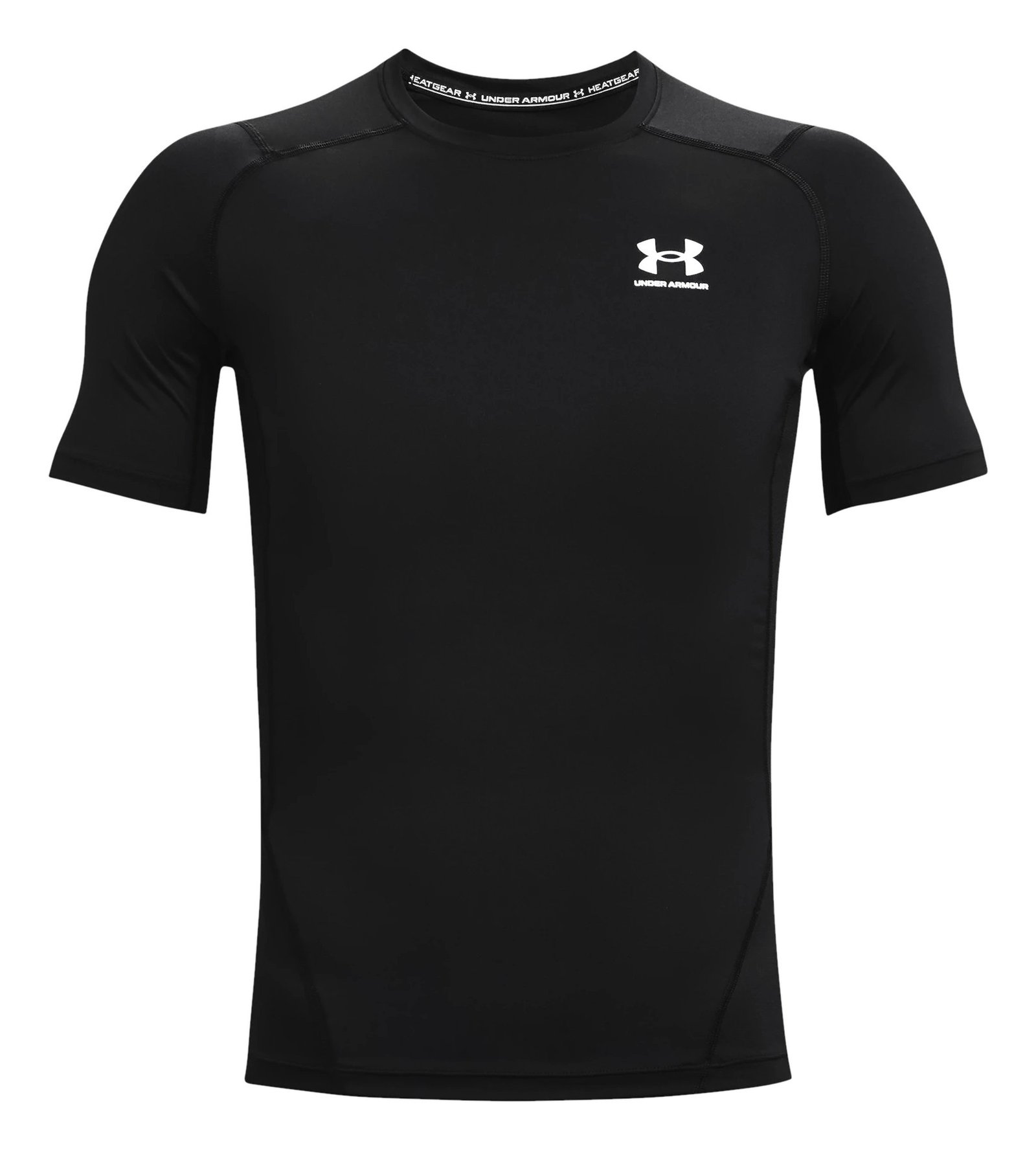 Under Armour HeatGear men's compression top, black/white