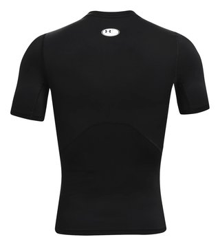 Under Armour HeatGear men's compression top, black/white