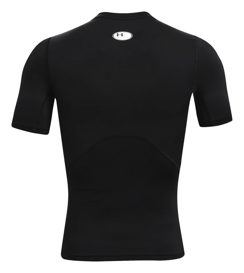 Under Armour HeatGear men's compression top, black/white