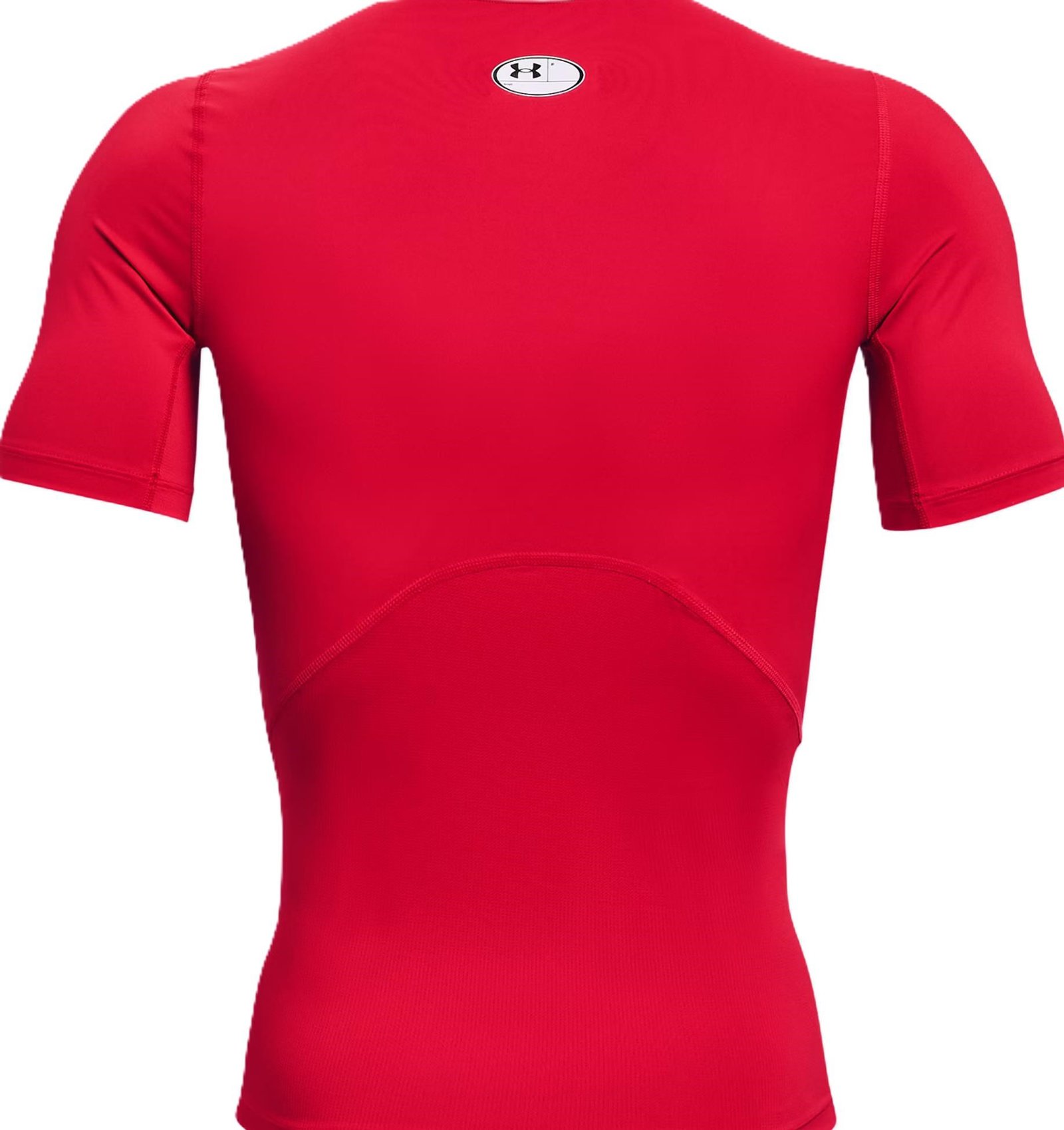 Under Armour HeatGear men's compression top, red/white