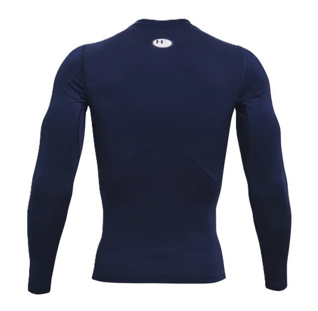 Under Armour HeatGear men's compression long sleeve shirt, midnight navy