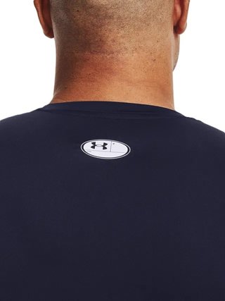 Under Armour HeatGear men's compression long sleeve shirt, midnight navy
