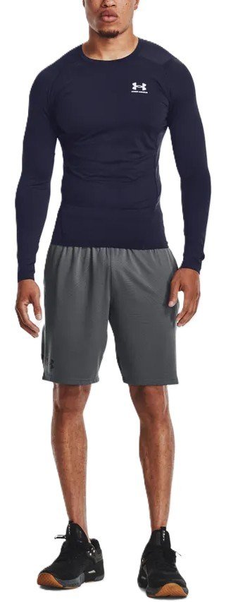 Under Armour HeatGear men's compression long sleeve shirt, midnight navy